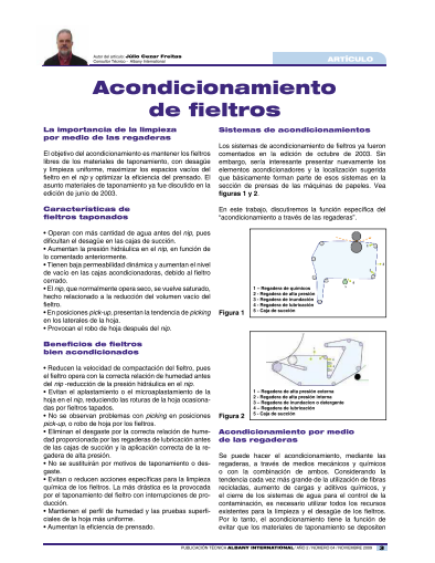 Acondicionamento De Fieltros Thumbnail Image