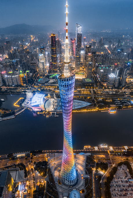 CANTON TOWER NIGHT VIEW