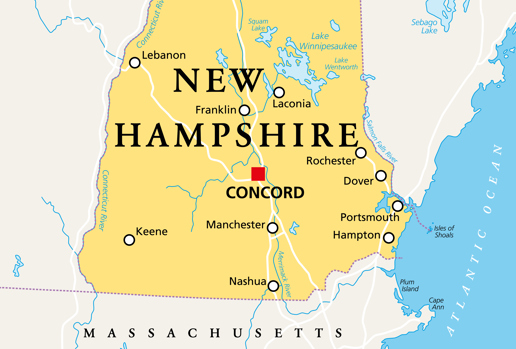 Map Of New Hampshire