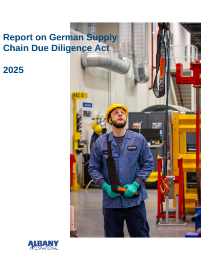 Albany International 2024 LkSG Report Thumbnail Image