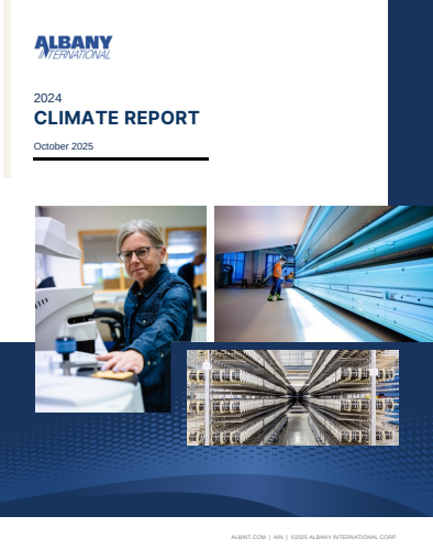 Albany International 2024 Climate Report Thumbnail Image