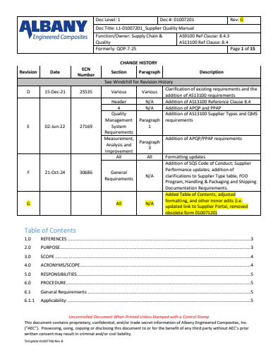 Supplier Quality Manual - Boerne Group & ASC Thumbnail Image