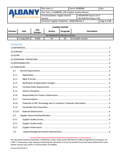 Kaiserslautern Supplier Quality Manual Thumbnail Image