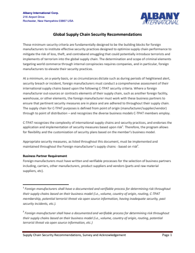 Supply Chain Security Recommendations Thumbnail Image