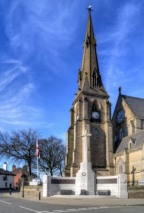 Bury War Memorial And Parish Church (Geograph 4417032)