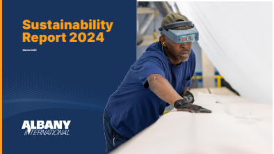Albany International 2024 Sustainability Report Thumbnail Image